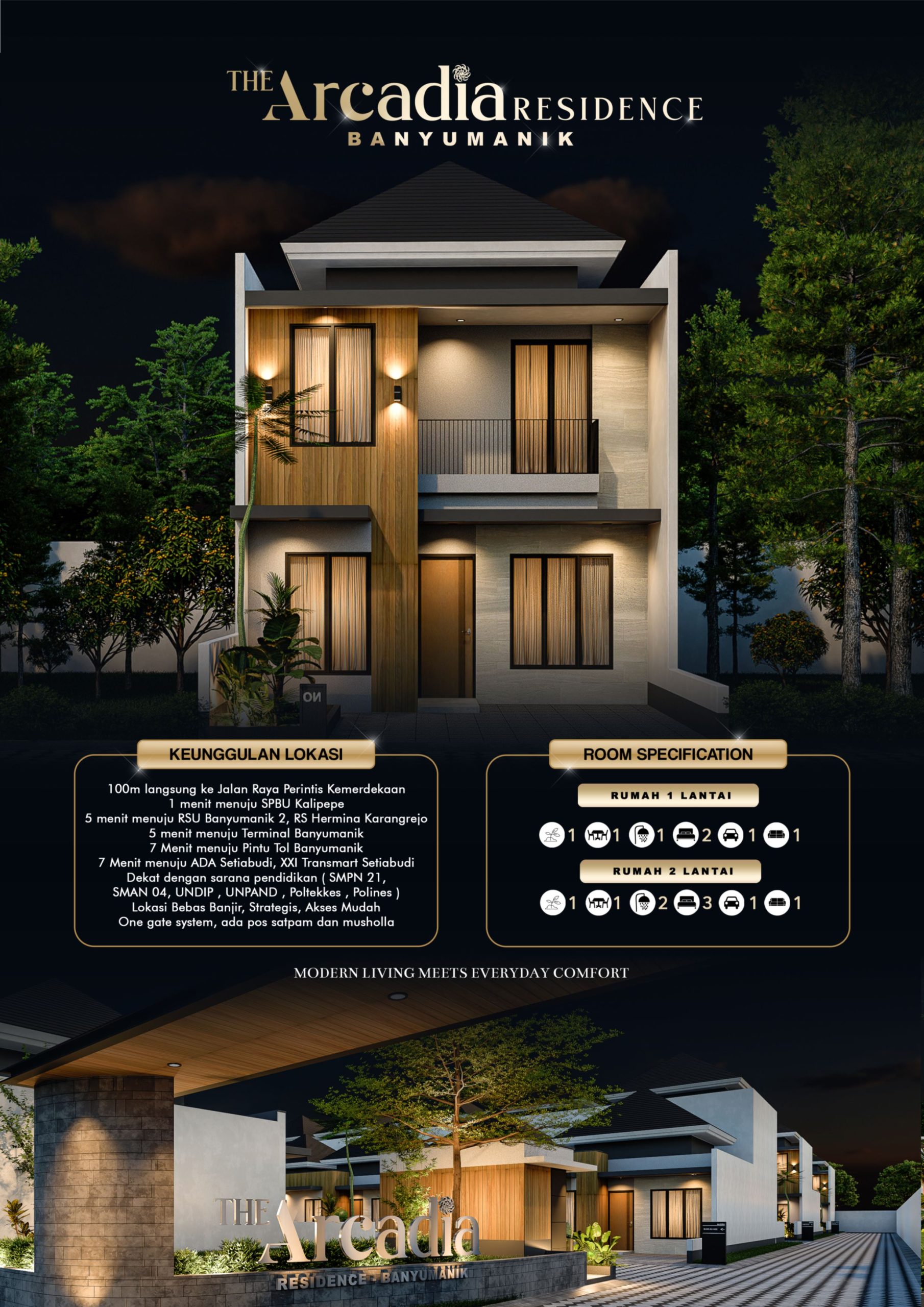 NEW! The Arcadia Residence Banyumanik